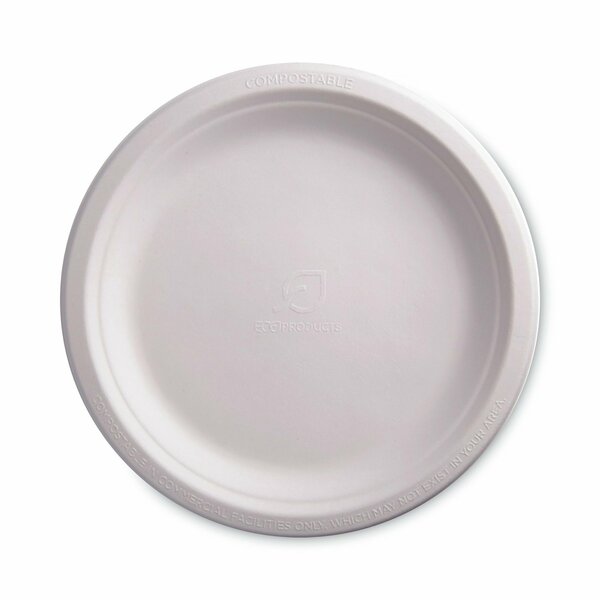 Eco-Products Plate, 9"Heavy Weight, White, PK500 EPP013